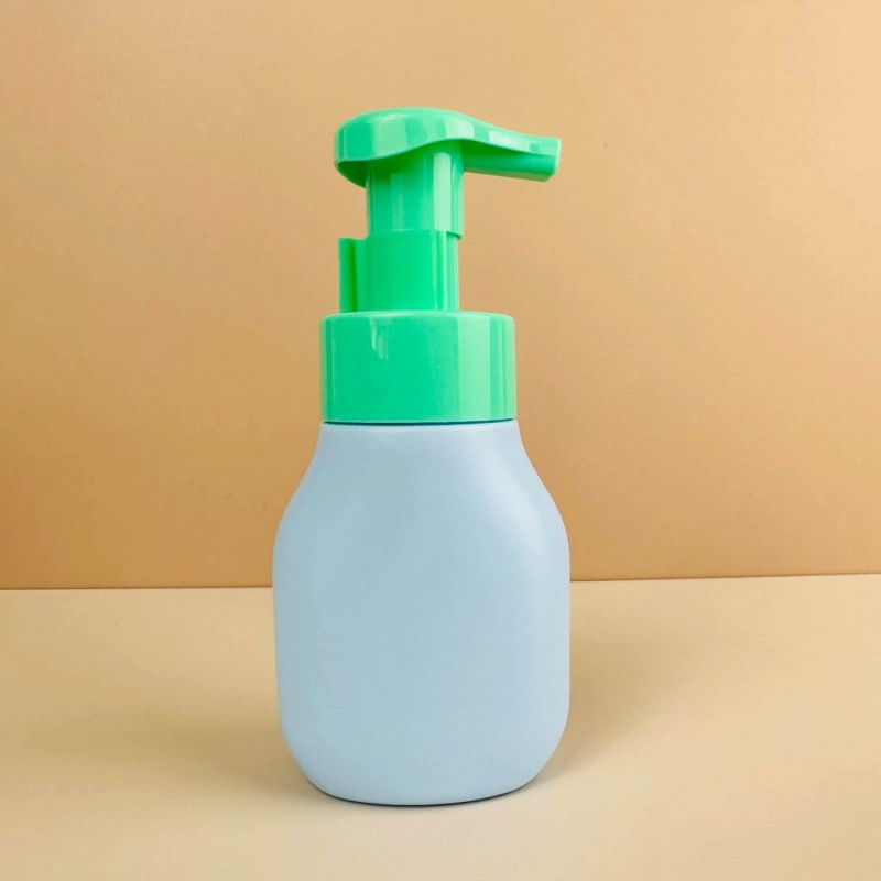 Unique Shape Plastic Foam Soap Dispenser Bottle With Pump