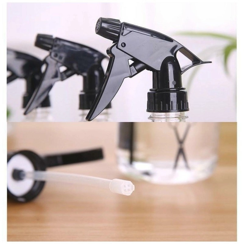 China Supplier Barbershop Hair Beauty PET 250ml Cosmetic Bottle With Plastic Trigger Sprayer Plastic Hair Salon Spray Bottle