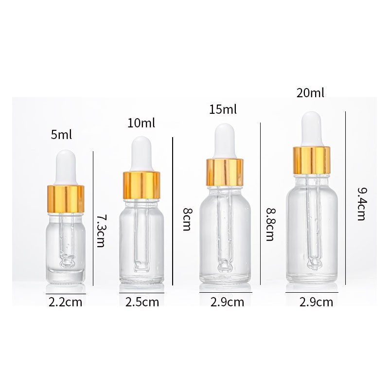 Essential oil bottles with serum pump, travel sample bottles, empty bottles, dropper bottles, serum bottles, cosmetic refill bottles